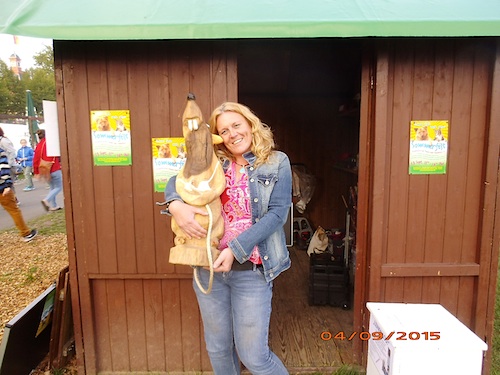 Michaela und 'Mausi'